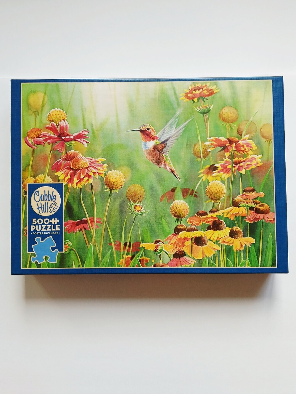 Rufous Hummingbird 500-piece puzzle by Cobble Hill